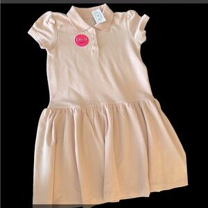 Rose Dust Polo Dress for girls.